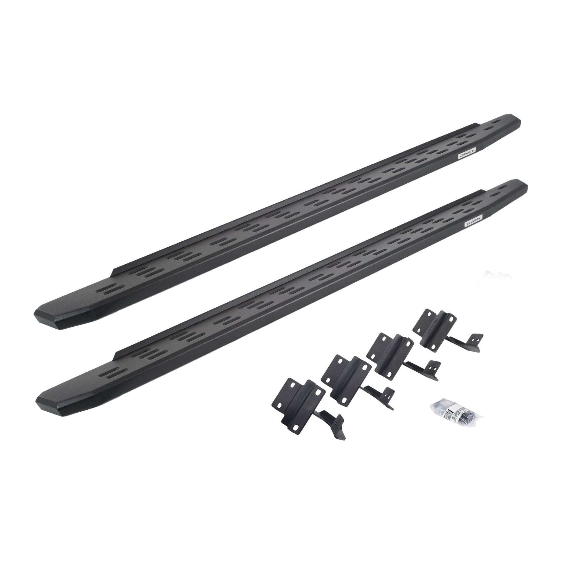 Go Rhino 69617780PC 2017 - 2024 Ford F250/F350 Super Duty RB Series RB30 Running Boards with Mounting Bracket Kit - Rugged Truck Gear