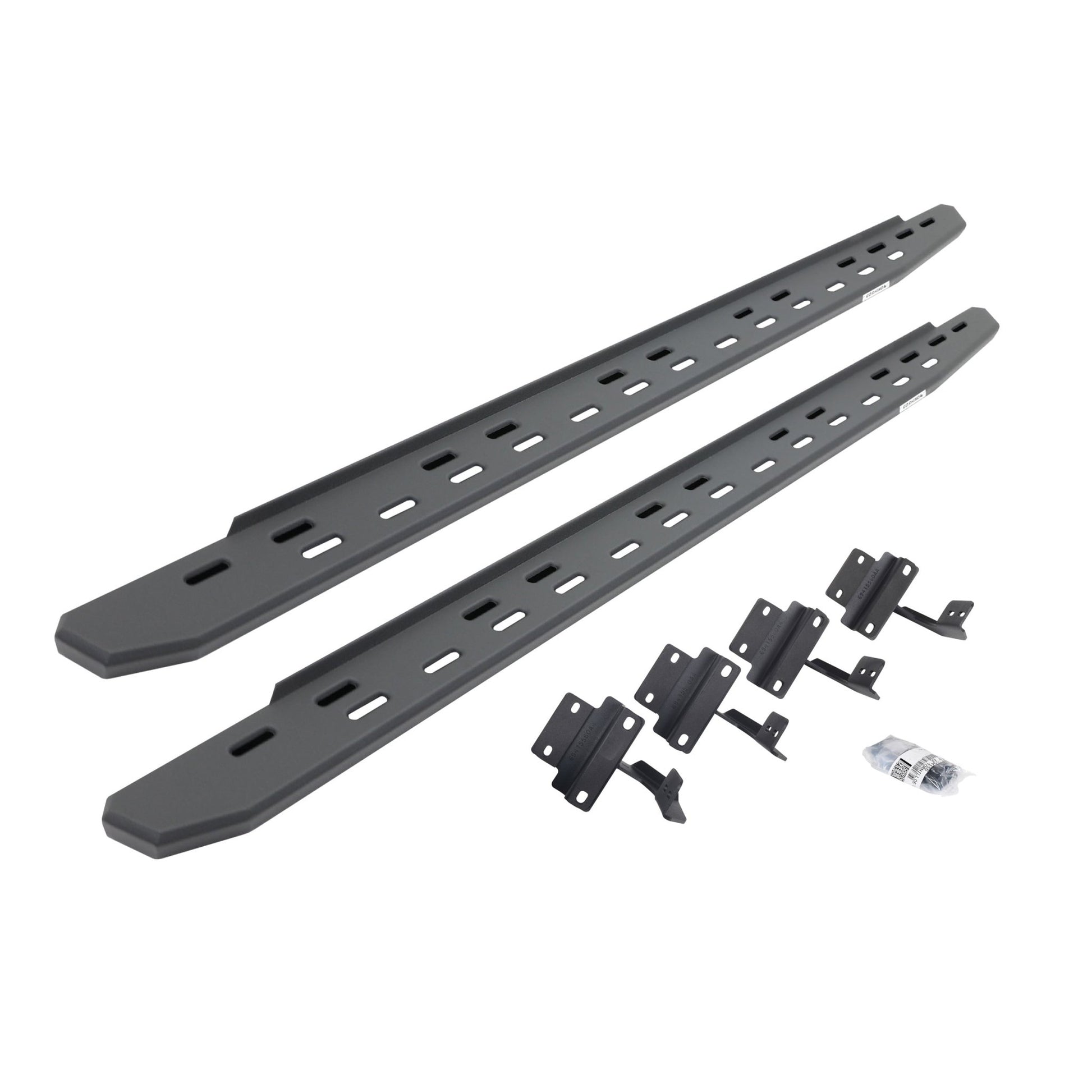 Go Rhino 69617780SPC 2017 - 2024 Ford F250/F350 Super Duty RB Series RB30 Slim Line Running Boards with Mounting Bracket Kit - Rugged Truck Gear