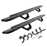 Go Rhino 6962068720PC 2015 - 2023 Dodge Ram 1500 RB Series RB30 Running Boards with Mounting Brackets, 2 Pairs Drop Steps Kit - Rugged Truck Gear