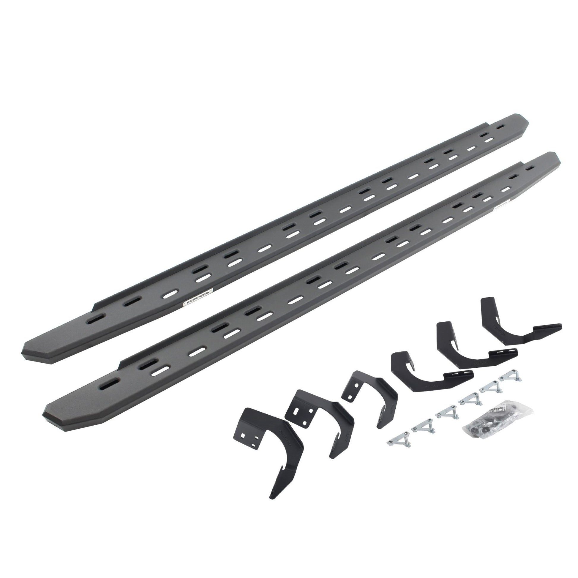 Go Rhino 69620687SPC 2015 - 2023 Dodge Ram 1500 RB Series RB30 Slim Line Running Boards with Mounting Bracket Kit - Rugged Truck Gear