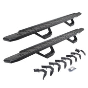 Go Rhino 6962358020PC 2015 - 2024 Chevy Colorado RB Series RB30 Running Boards with Mounting Brackets, 2 Pairs Drop Steps Kit - Rugged Truck Gear
