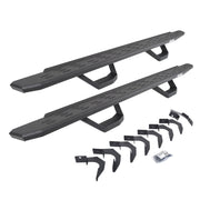Go Rhino 6962358020T 2015 - 2024 Chevy Colorado RB Series RB30 Running Boards with Mounting Brackets, 2 Pairs Drop Steps Kit - Rugged Truck Gear