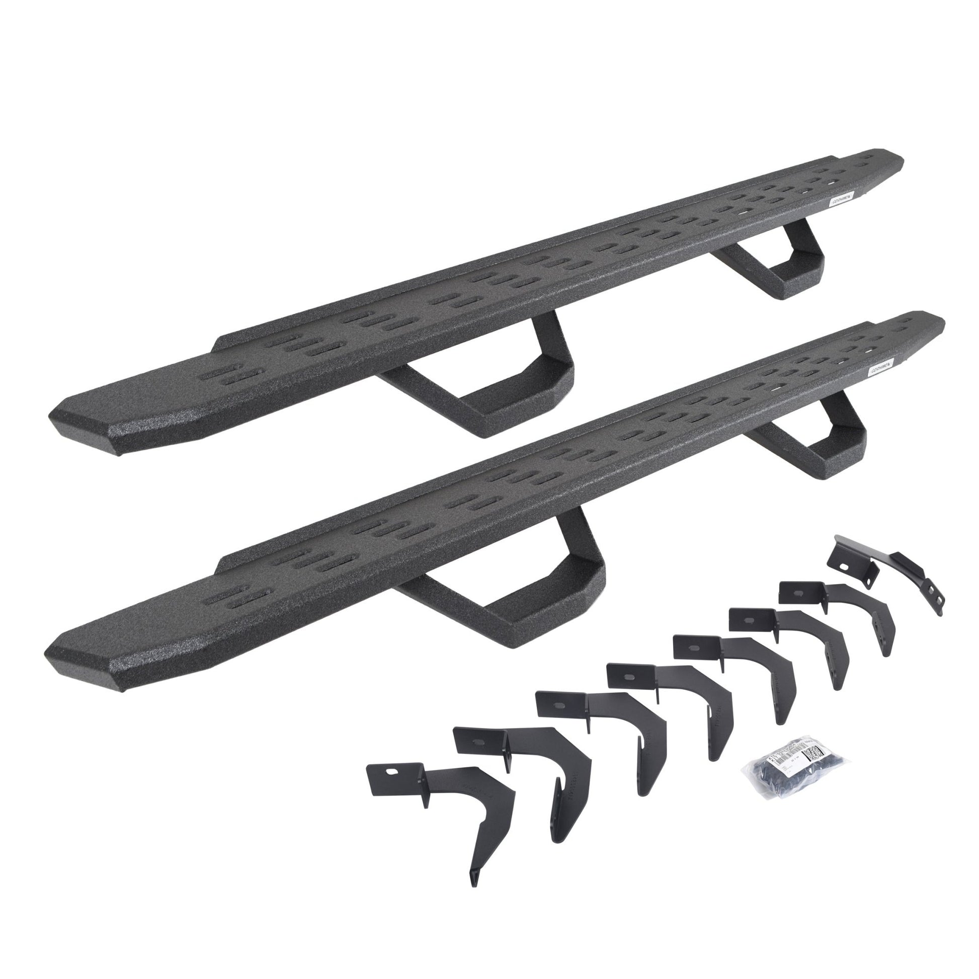 Go Rhino 6962358020T 2015 - 2024 Chevy Colorado RB Series RB30 Running Boards with Mounting Brackets, 2 Pairs Drop Steps Kit - Rugged Truck Gear
