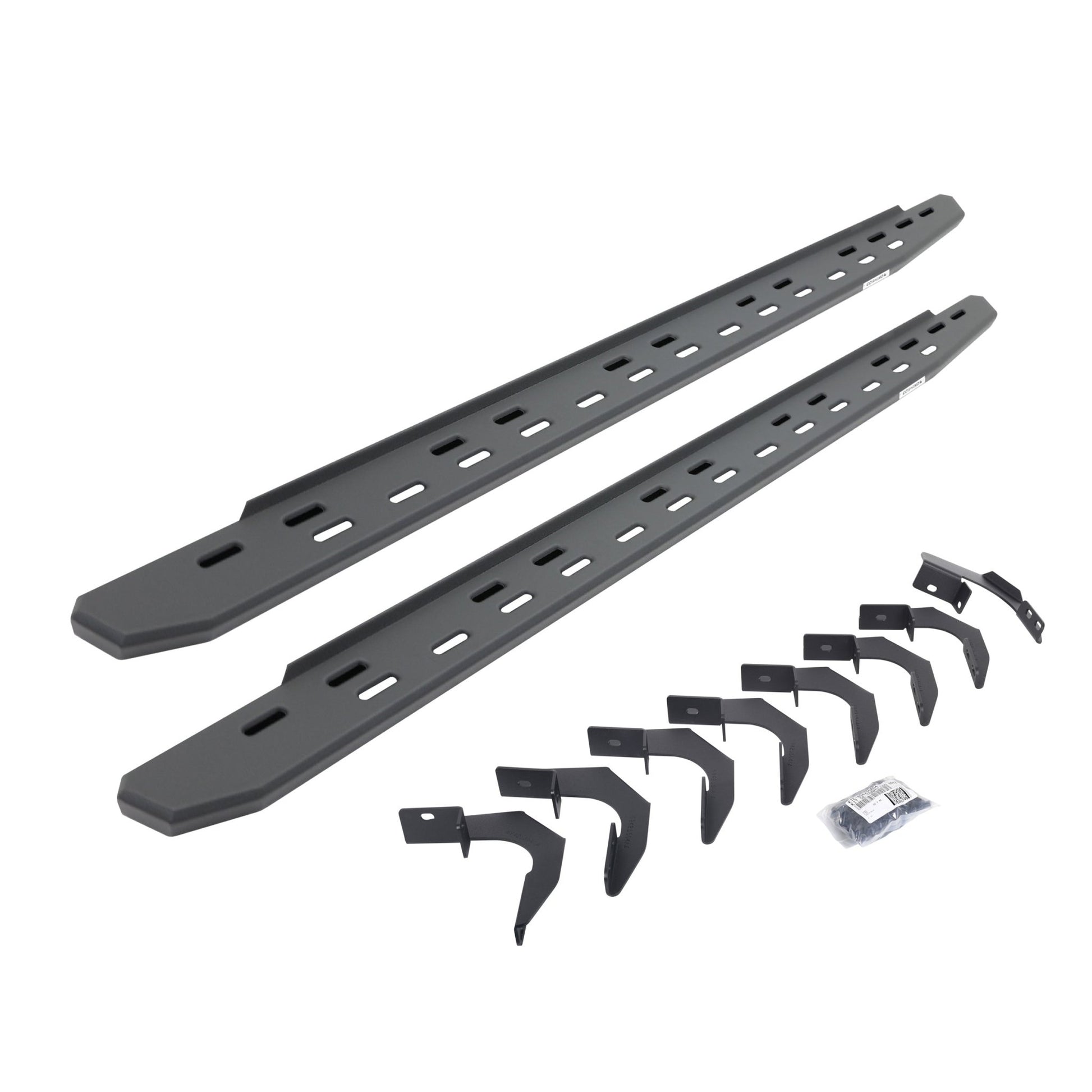 Go Rhino 69623580SPC 2015 - 2024 Chevy Colorado RB Series RB30 Slim Line Running Boards with Mounting Bracket Kit - Rugged Truck Gear