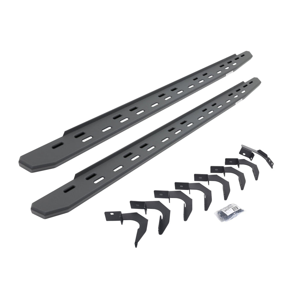 Go Rhino 69623580SPC 2015 - 2024 GMC Canyon RB Series RB30 Slim Line Running Boards with Mounting Bracket Kit - Rugged Truck Gear