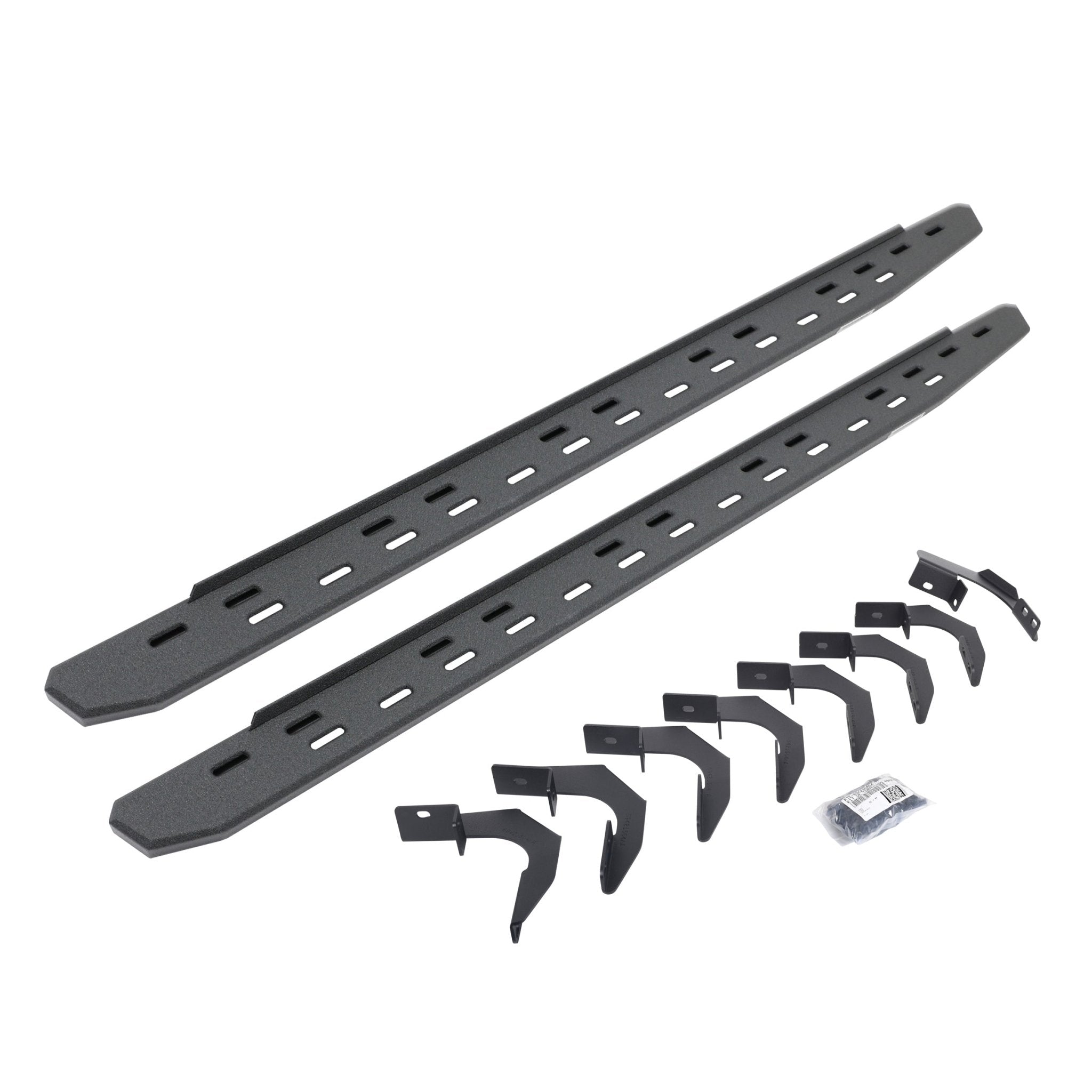 Go Rhino 69623580ST 2015 - 2024 Chevy Colorado RB Series RB30 Slim Line Running Boards with Mounting Bracket Kit - Rugged Truck Gear