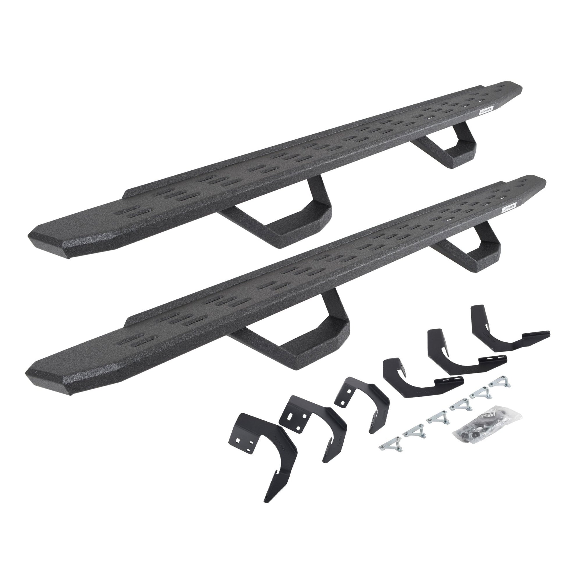 Go Rhino 6962998020T 2015 - 2023 Dodge Ram 1500 RB Series RB30 Running Boards with Mounting Brackets, 2 Pairs Drop Steps Kit - Rugged Truck Gear