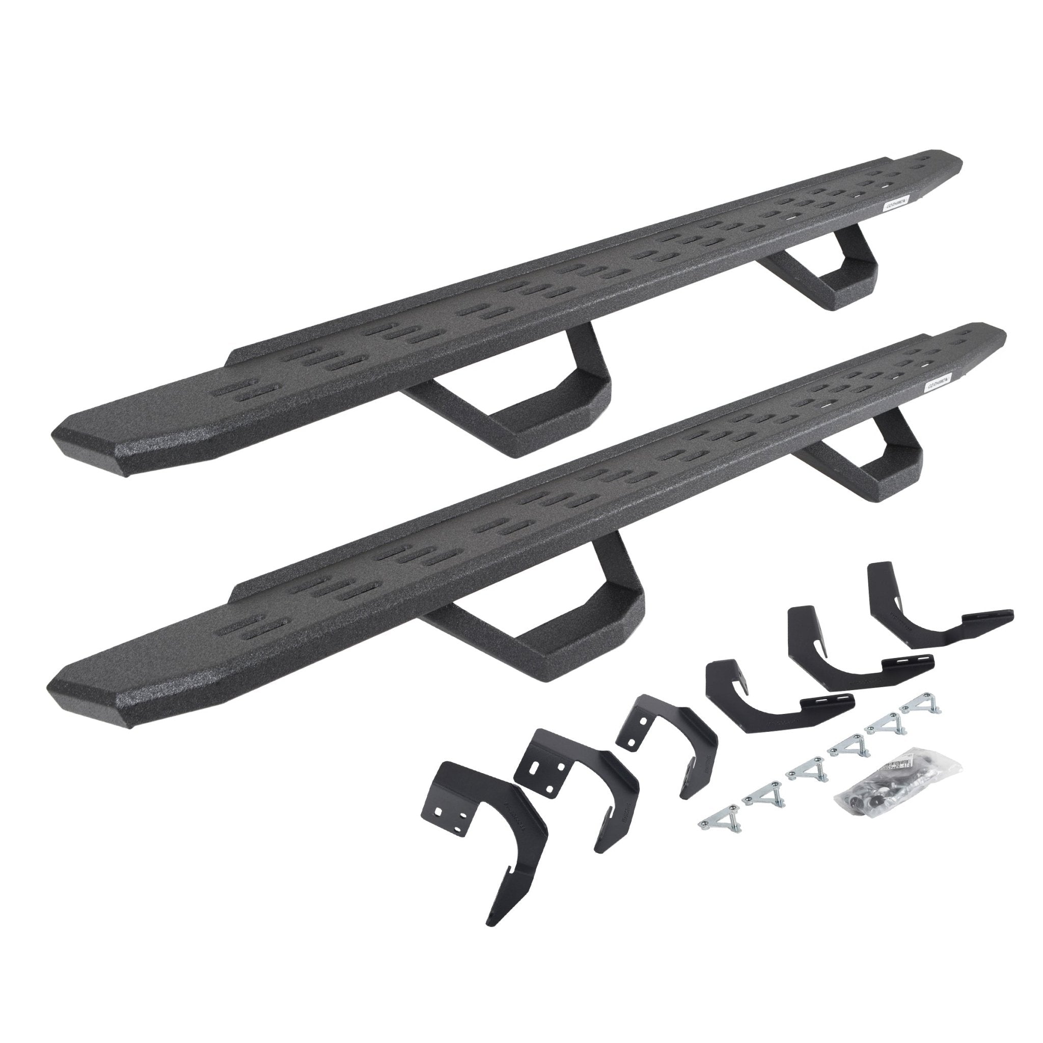 Go Rhino 6962998020T 2015 - 2023 Dodge Ram 1500 RB Series RB30 Running Boards with Mounting Brackets, 2 Pairs Drop Steps Kit - Rugged Truck Gear
