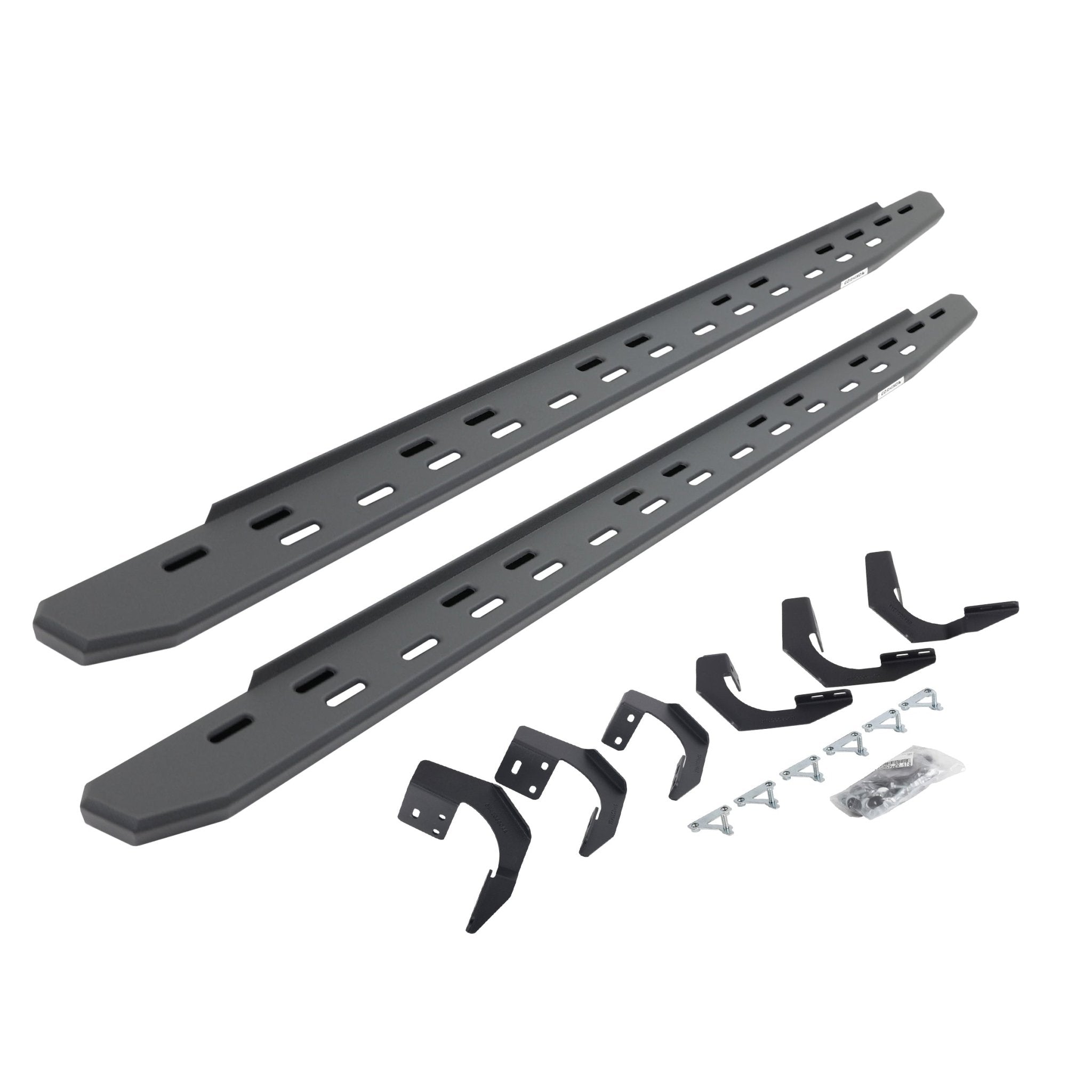 Go Rhino 69629980SPC 2015 - 2023 Dodge Ram 1500 RB Series RB30 Slim Line Running Boards with Mounting Bracket Kit - Rugged Truck Gear