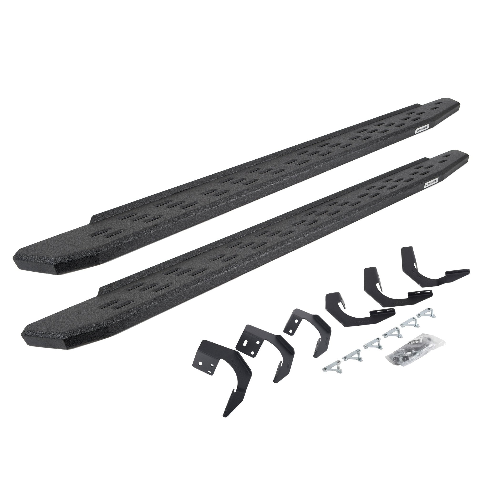 Go Rhino 69629980T 2015 - 2023 Dodge Ram 1500 RB Series RB30 Running Boards with Mounting Bracket Kit - Rugged Truck Gear