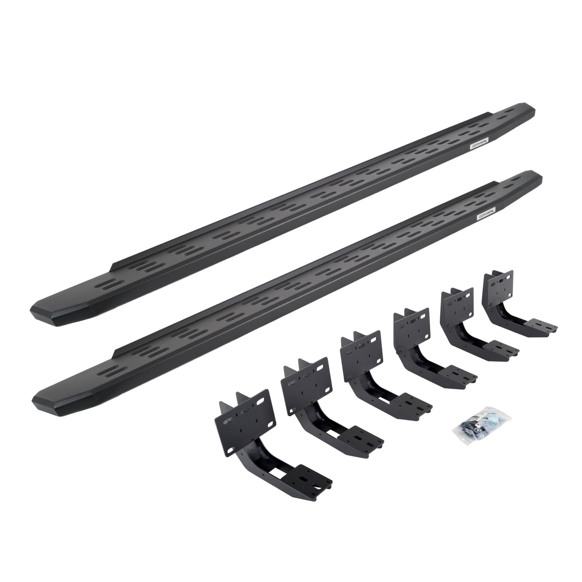 Go Rhino 69630680PC 2019 - 2024 Dodge Ram 1500 RB Series RB30 Running Boards with Mounting Bracket Kit - Rugged Truck Gear