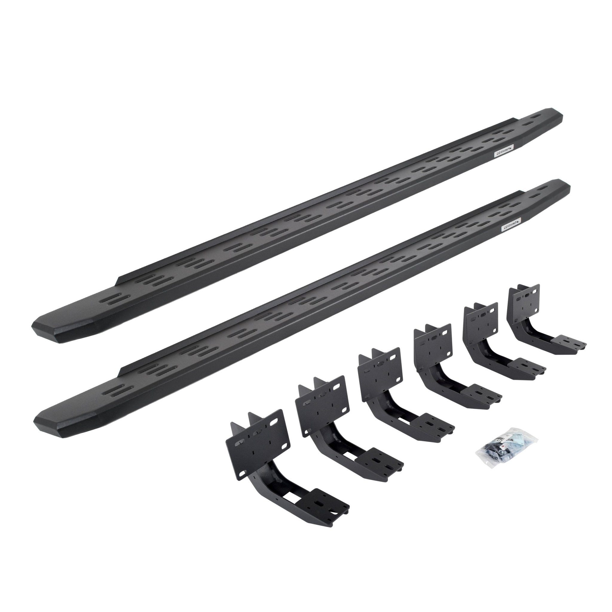 Go Rhino 69630680PC 2019 - 2024 Dodge Ram 1500 RB Series RB30 Running Boards with Mounting Bracket Kit - Rugged Truck Gear
