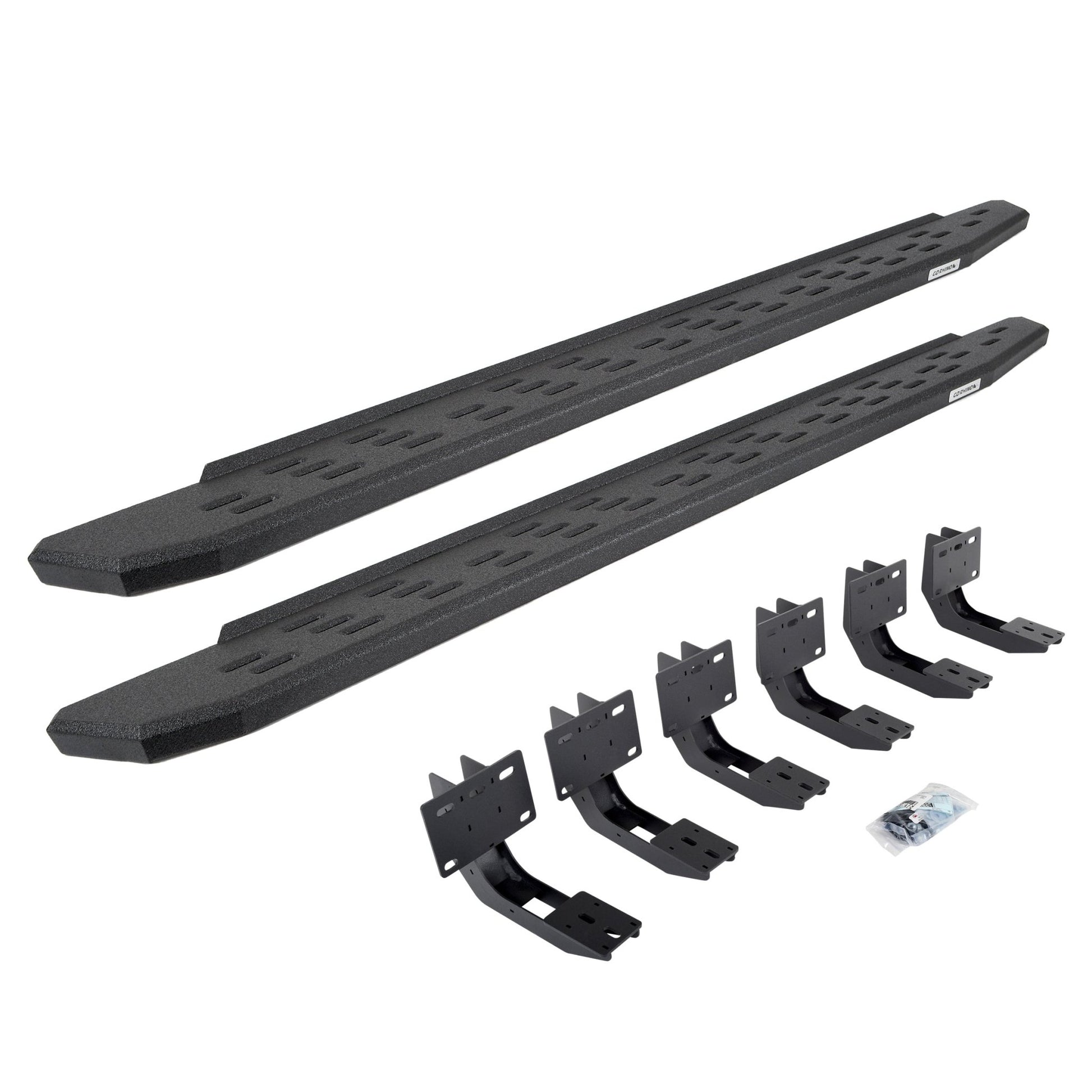 Go Rhino 69630680T 2019 - 2024 Dodge Ram 1500 RB Series RB30 Running Boards with Mounting Bracket Kit - Rugged Truck Gear