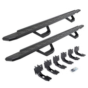 Go Rhino 6963068720T 2019 - 2024 Dodge Ram 1500 RB Series RB30 Running Boards with Mounting Brackets, 2 Pairs Drop Steps Kit - Rugged Truck Gear