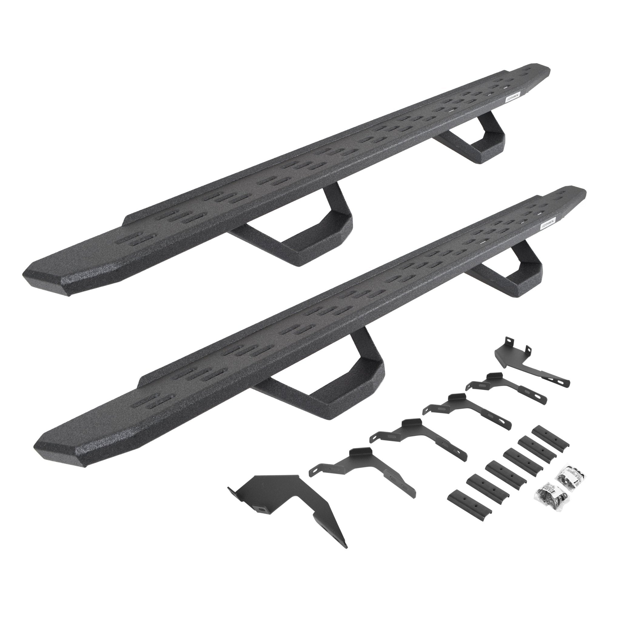 Go Rhino 6963688020T 2024 Ford F150 Raptor RB Series RB30 Running Boards with Mounting Brackets, 2 Pairs Drop Steps Kit - Rugged Truck Gear