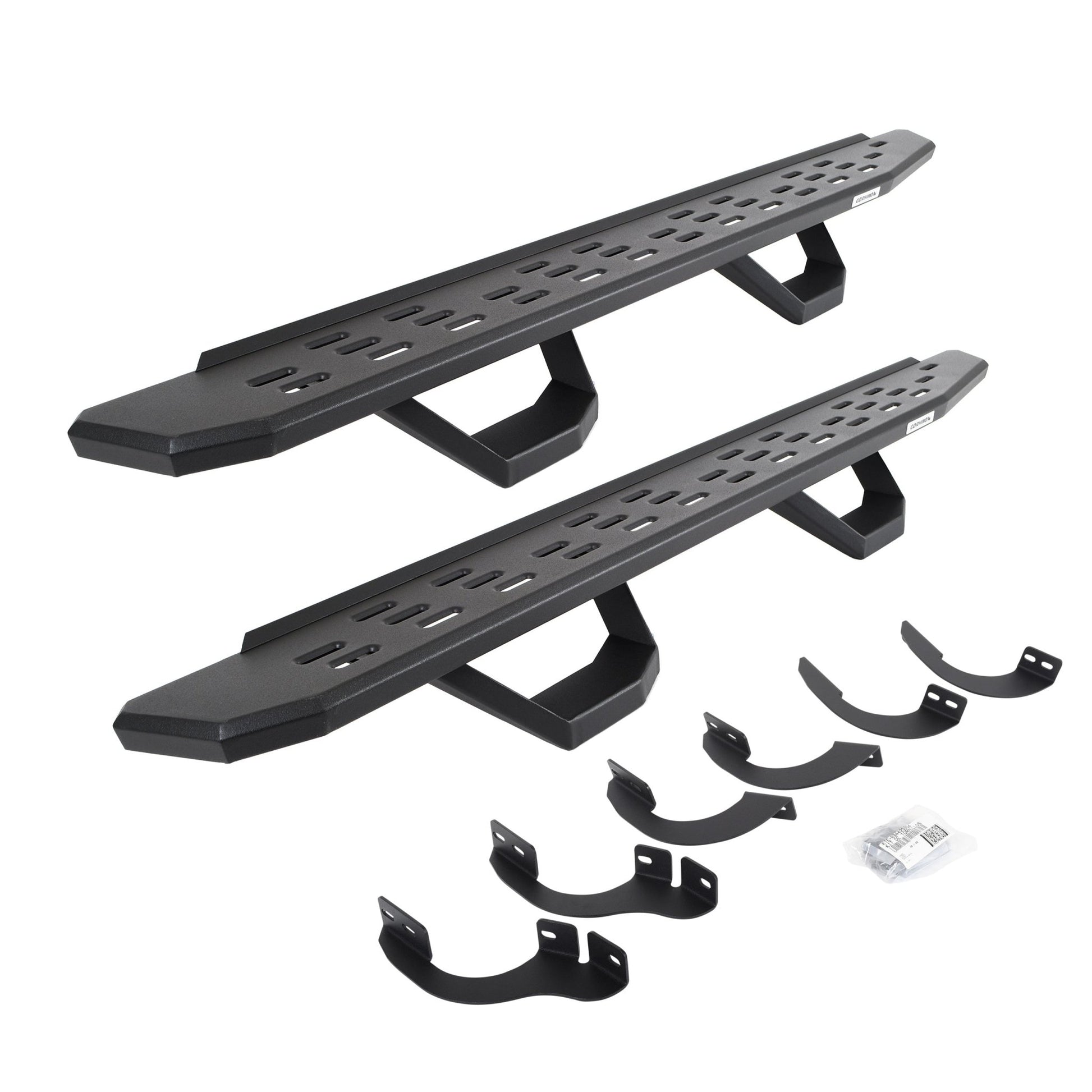 Go Rhino 6964256820T 2023 Toyota 4Runner 40th Anniversary Edition RB Series RB30 Running Boards with Mounting Brackets, 2 Pairs Drop Steps Kit - Rugged Truck Gear