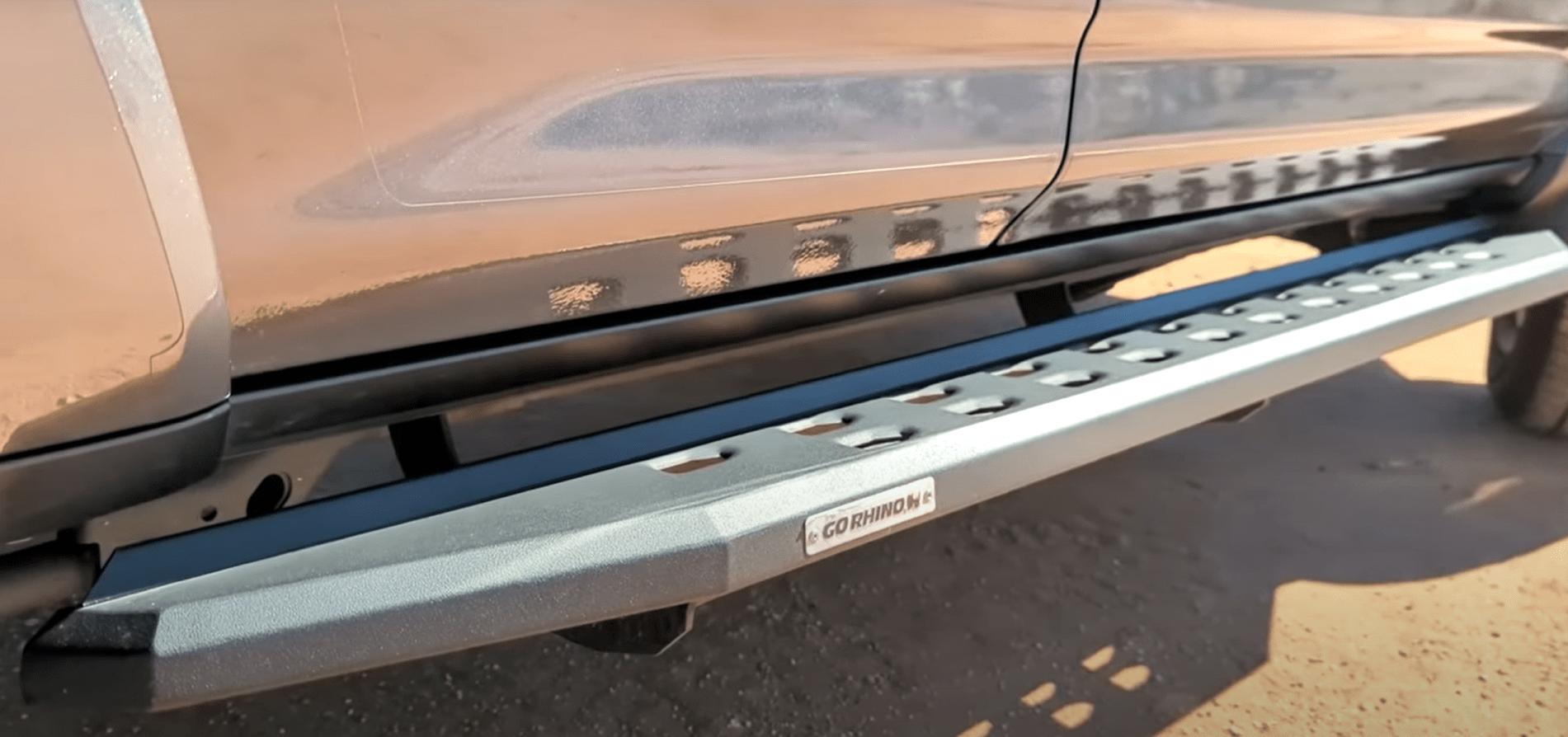 Go Rhino 69642568SPC 2018 - 2024 Toyota 4Runner SR5 Premium/TRD Off - Road/TRD Off - Road Premium/TRD Pro RB Series RB30 Slim Line Running Boards with Mounting Bracket Kit - Rugged Truck Gear