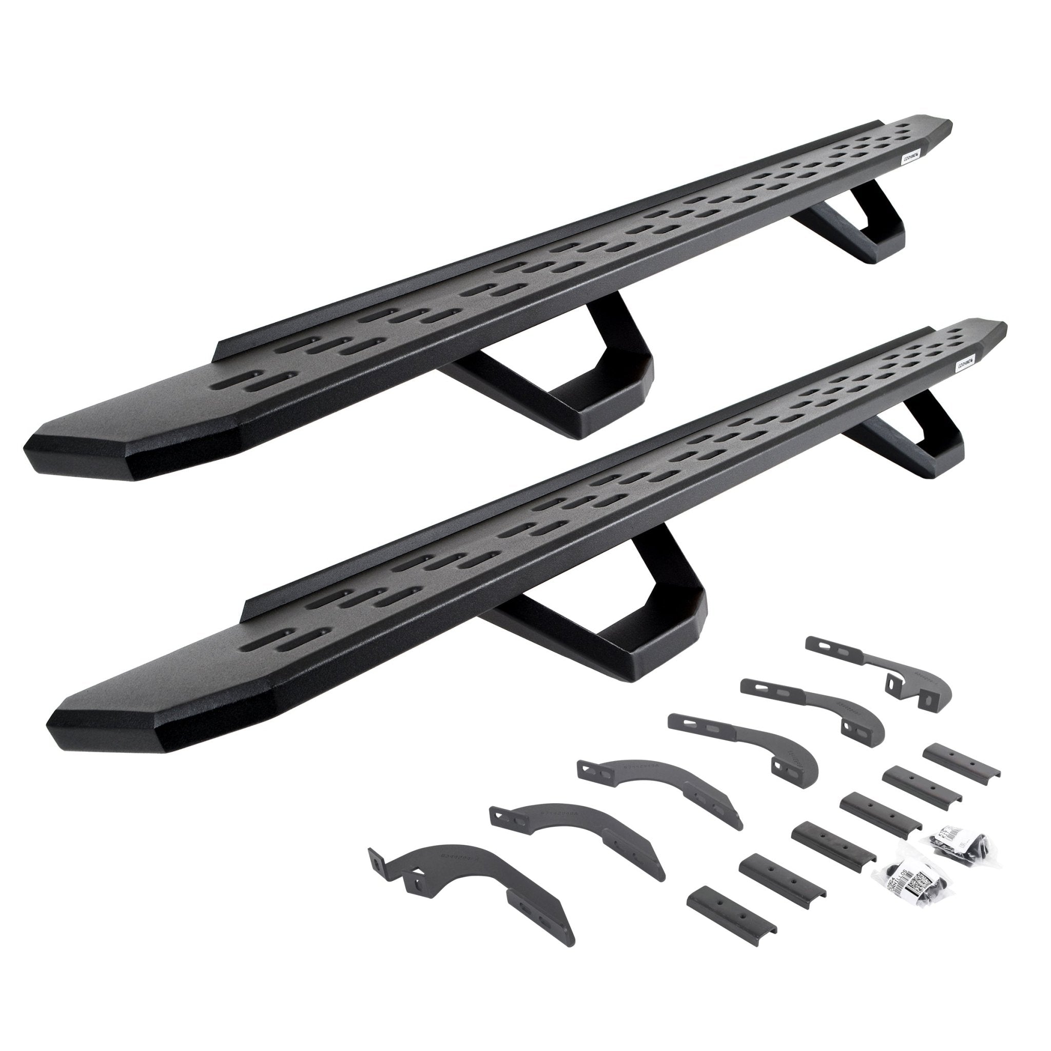 Go Rhino 6964298720PC 2005 - 2023 Toyota Tacoma RB Series RB30 Running Boards with Mounting Brackets, 2 Pairs Drop Steps Kit - Rugged Truck Gear