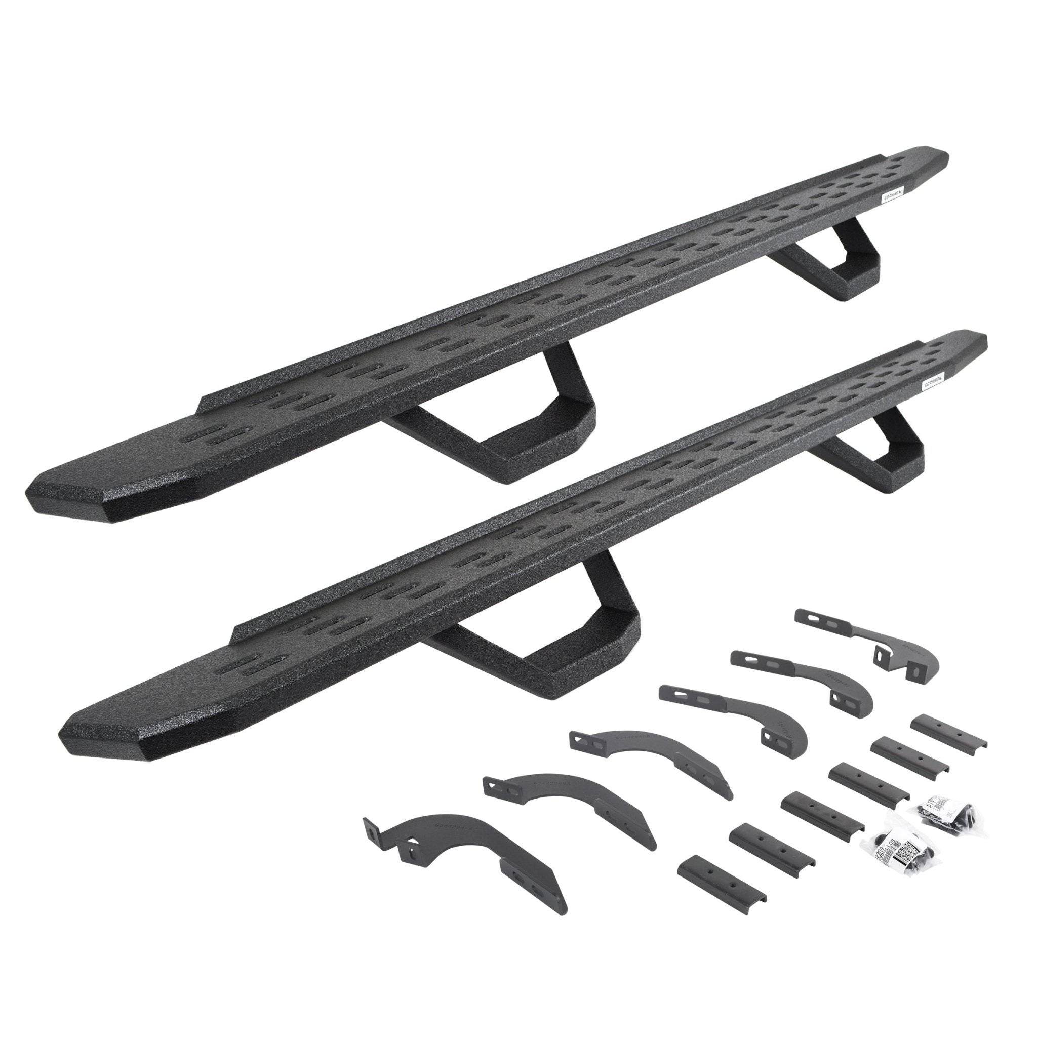 Go Rhino 6964298720T 2005 - 2023 Toyota Tacoma RB Series RB30 Running Boards with Mounting Brackets, 2 Pairs Drop Steps Kit - Rugged Truck Gear