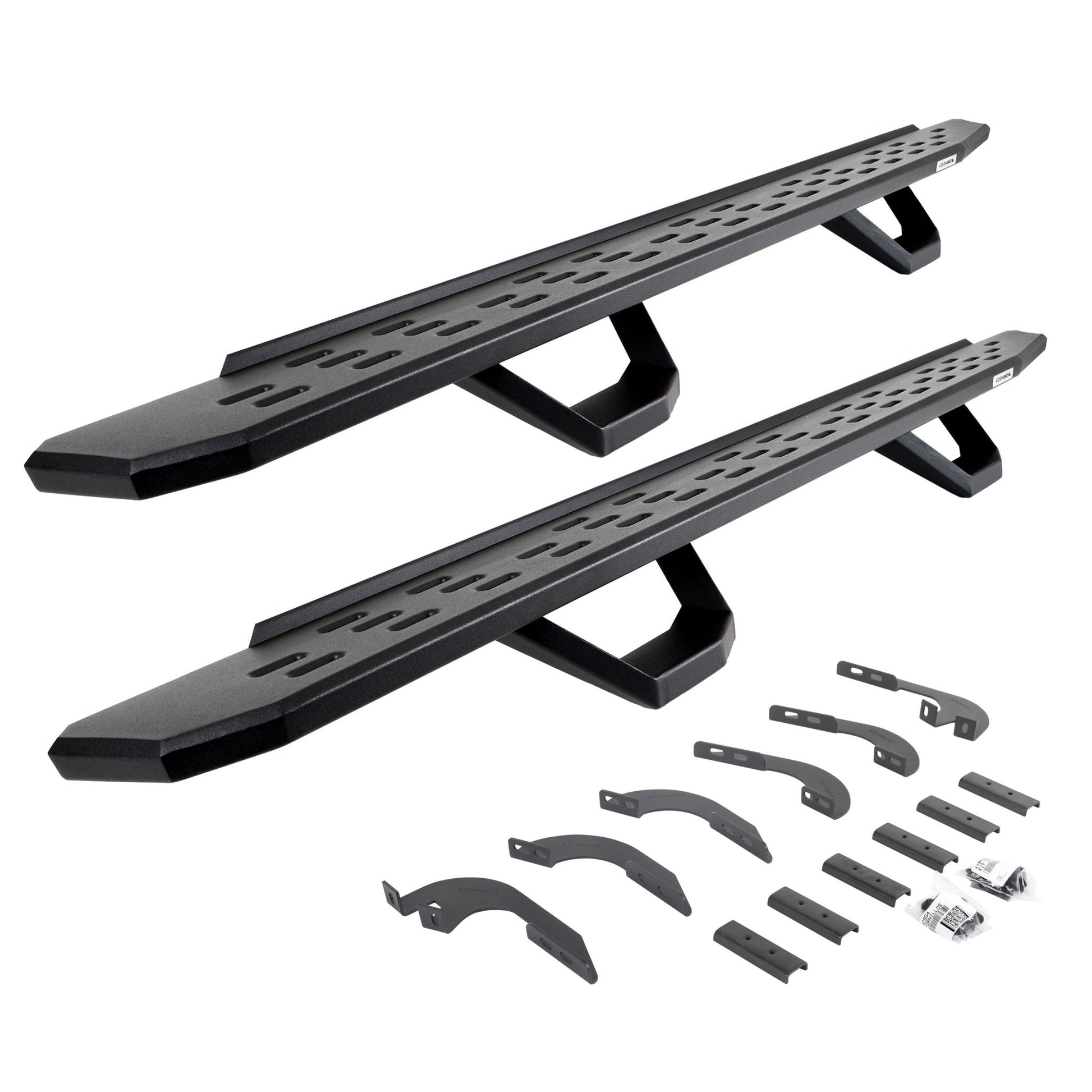 Go Rhino 6964328020PC 2024 Toyota Tacoma RB Series RB30 Running Boards with Mounting Brackets, 2 Pairs Drop Steps Kit - Rugged Truck Gear