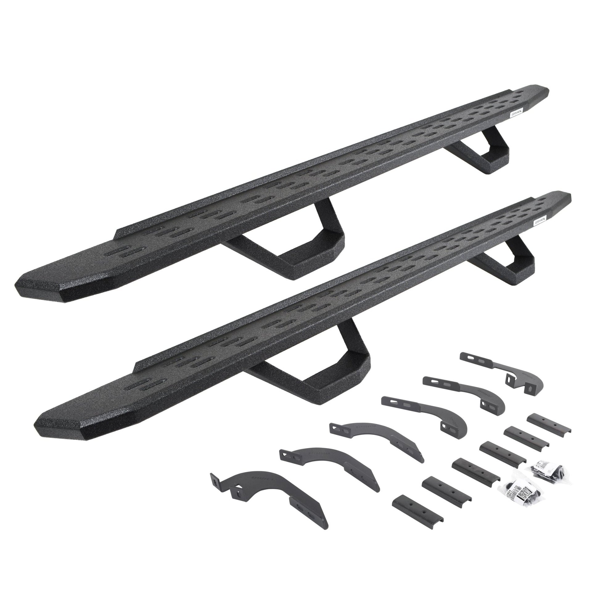Go Rhino 6964328020T 2024 Toyota Tacoma RB Series RB30 Running Boards with Mounting Brackets, 2 Pairs Drop Steps Kit - Rugged Truck Gear