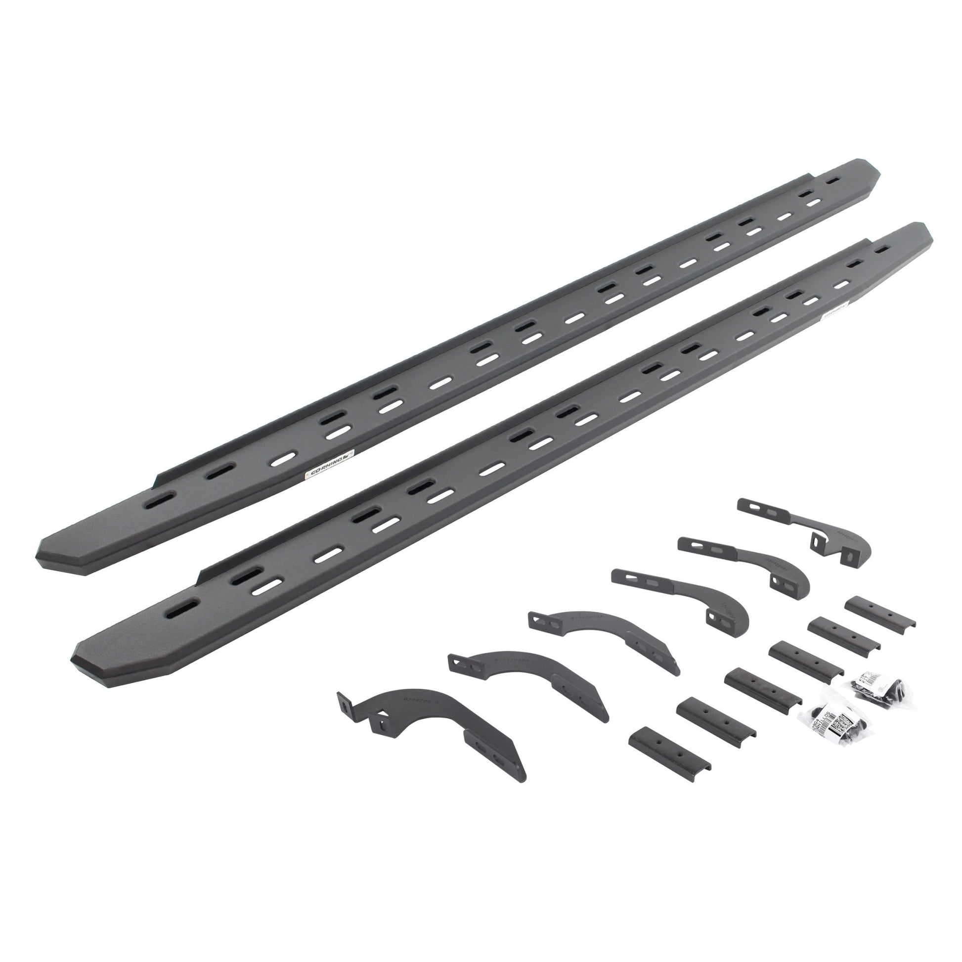 Go Rhino 69643280SPC 2024 Toyota Tacoma RB Series RB30 Slim Line Running Boards with Mounting Bracket Kit - Rugged Truck Gear
