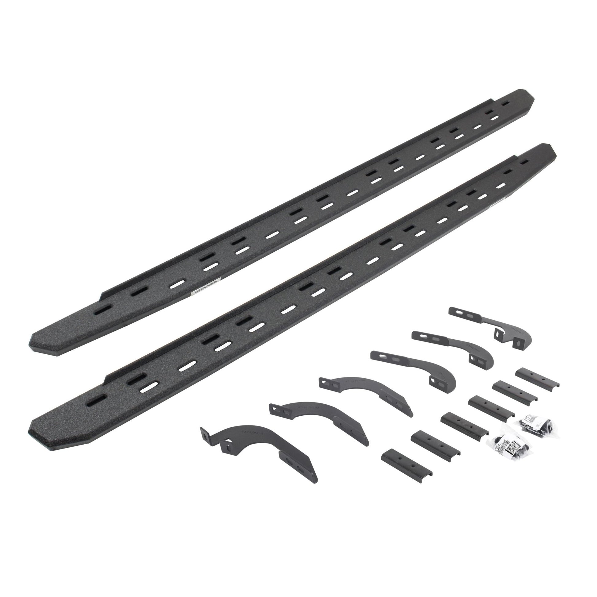 Go Rhino 69643280ST 2024 Toyota Tacoma RB Series RB30 Slim Line Running Boards with Mounting Bracket Kit - Rugged Truck Gear