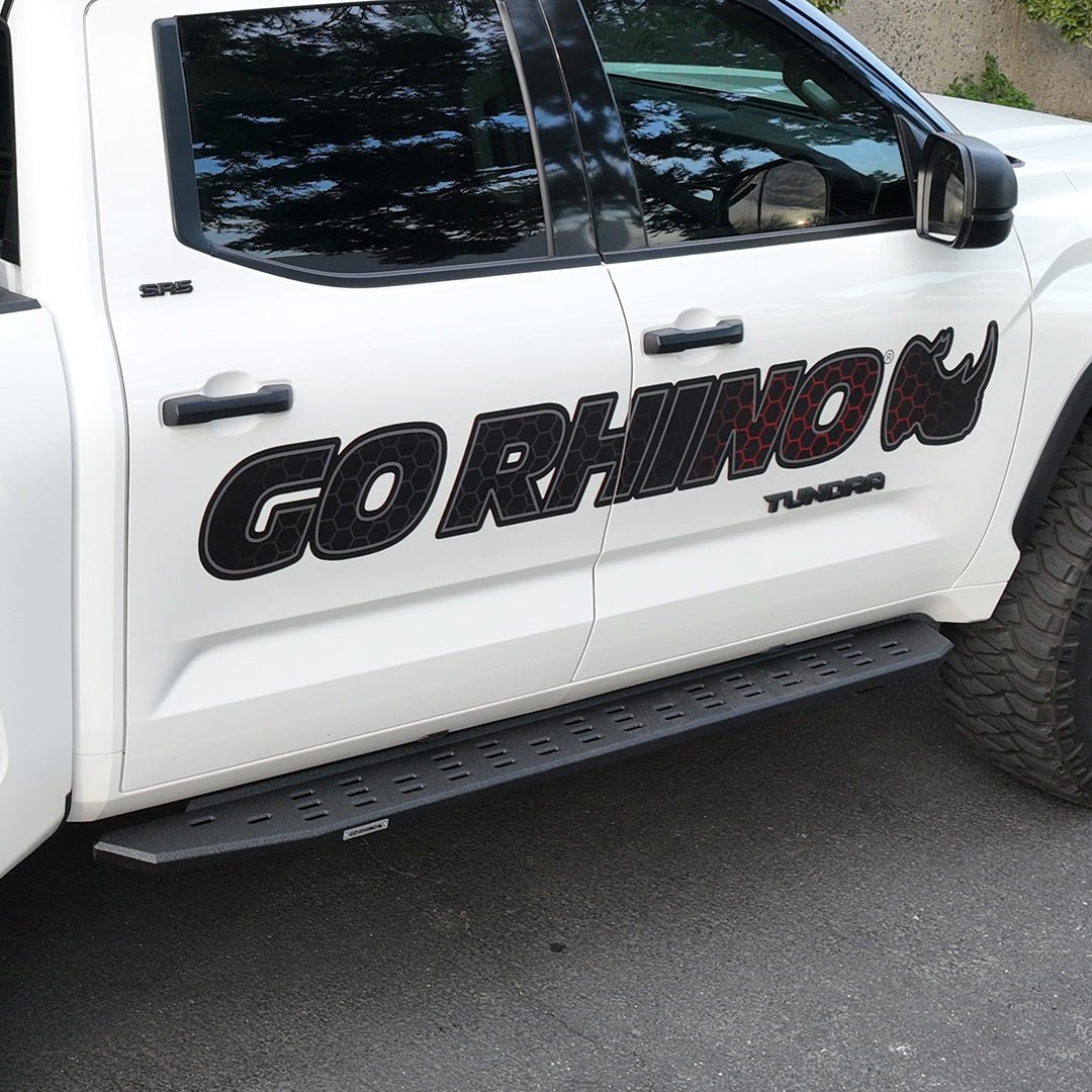 Go Rhino 69643687T 2022 - 2024 Toyota Tundra RB Series RB30 Running Boards with Mounting Bracket Kit - Rugged Truck Gear