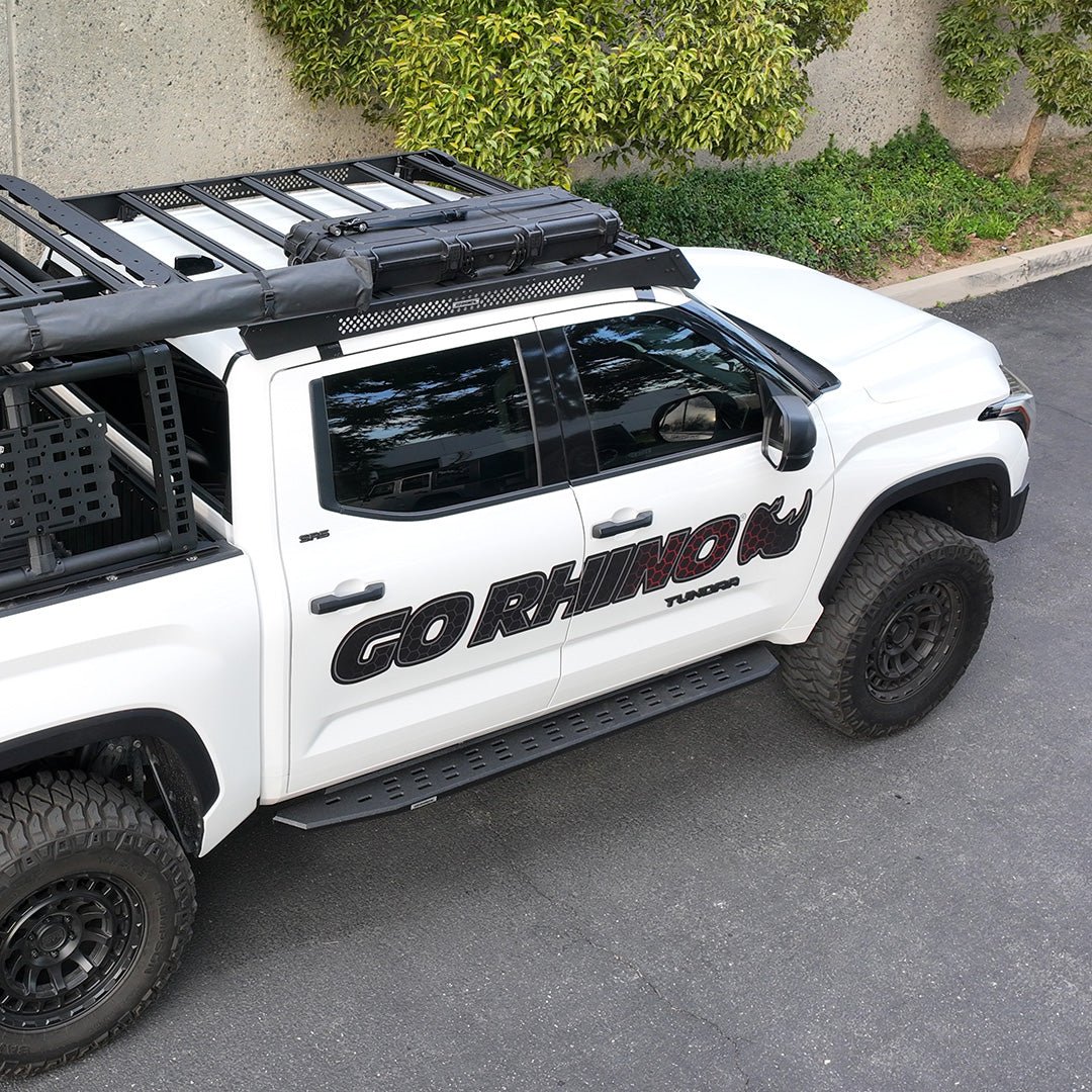 Go Rhino 69643687T 2022 - 2024 Toyota Tundra RB Series RB30 Running Boards with Mounting Bracket Kit - Rugged Truck Gear