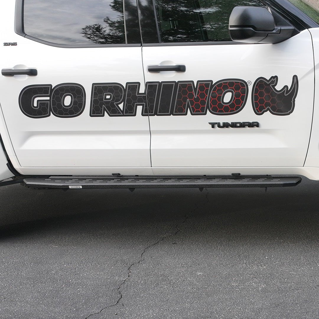 Go Rhino 69643687T 2022 - 2024 Toyota Tundra RB Series RB30 Running Boards with Mounting Bracket Kit - Rugged Truck Gear