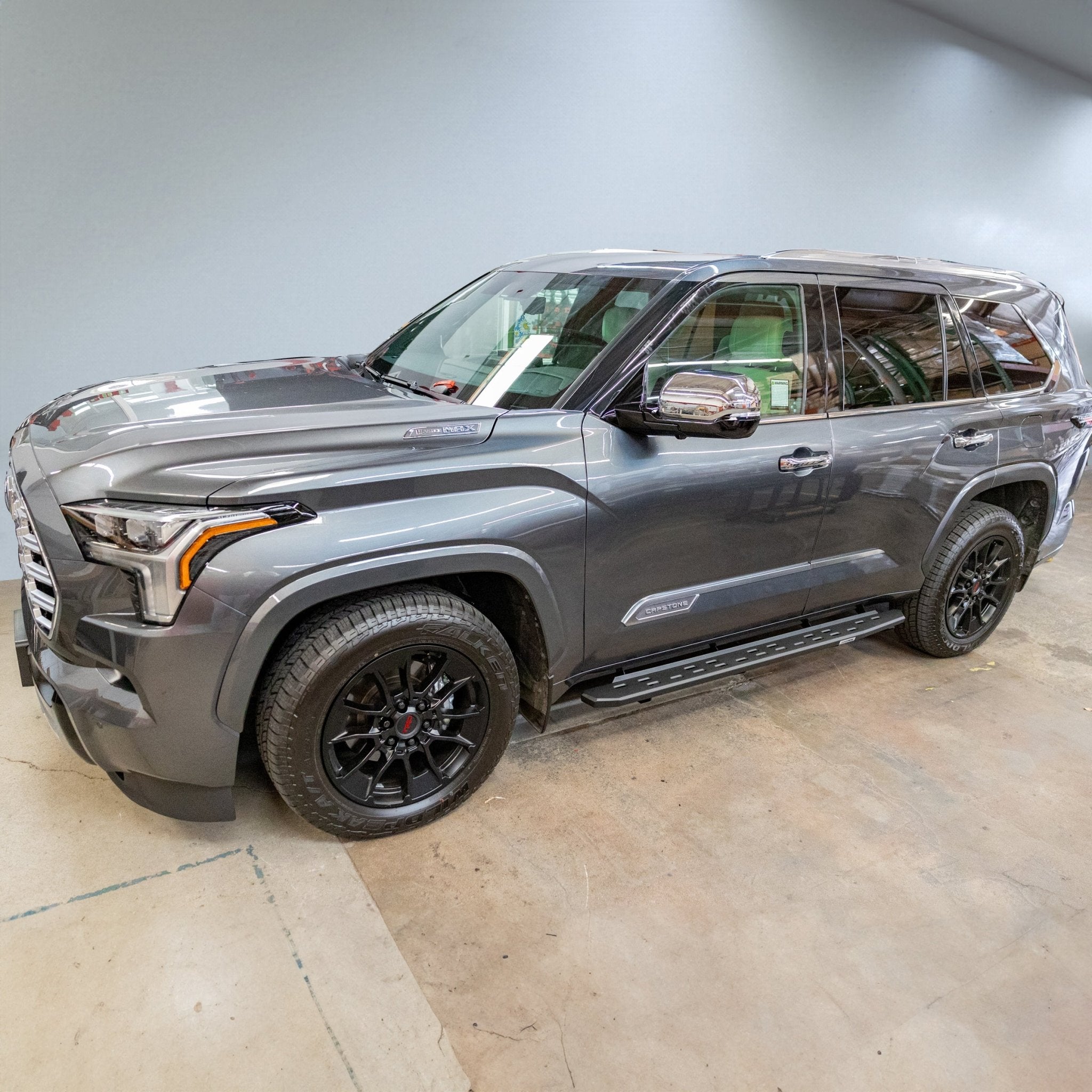 Go Rhino 69643973SPC 2023 - 2024 Toyota Sequoia Limited/Platinum/SR5/TRD Pro RB Series RB30 Slim Line Running Boards with Bracket Kit - Rugged Truck Gear