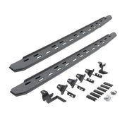 Go Rhino 69650568ST 2007 - 2018 Jeep Wrangler JK RB Series RB30 Slim Line Running Boards with Mounting Bracket Kit - Rugged Truck Gear