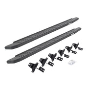 Go Rhino 69650673PC 2018 - 2024 Jeep Wrangler JL RB Series RB30 Running Boards with Mounting Bracket Kit - Rugged Truck Gear