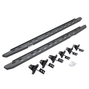 Go Rhino 69650673ST 2018 - 2024 Jeep Wrangler JL RB Series RB30 Slim Line Running Boards with Mounting Bracket Kit - Rugged Truck Gear