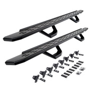 Go Rhino 6965168720PC 2020 - 2024 Jeep Gladiator JT RB Series RB30 Running Boards with Mounting Brackets, 2 Pairs Drop Steps Kit - Rugged Truck Gear