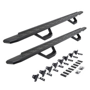 Go Rhino 6965168720T 2020 - 2024 Jeep Gladiator JT RB Series RB30 Running Boards with Mounting Brackets, 2 Pairs Drop Steps Kit - Rugged Truck Gear