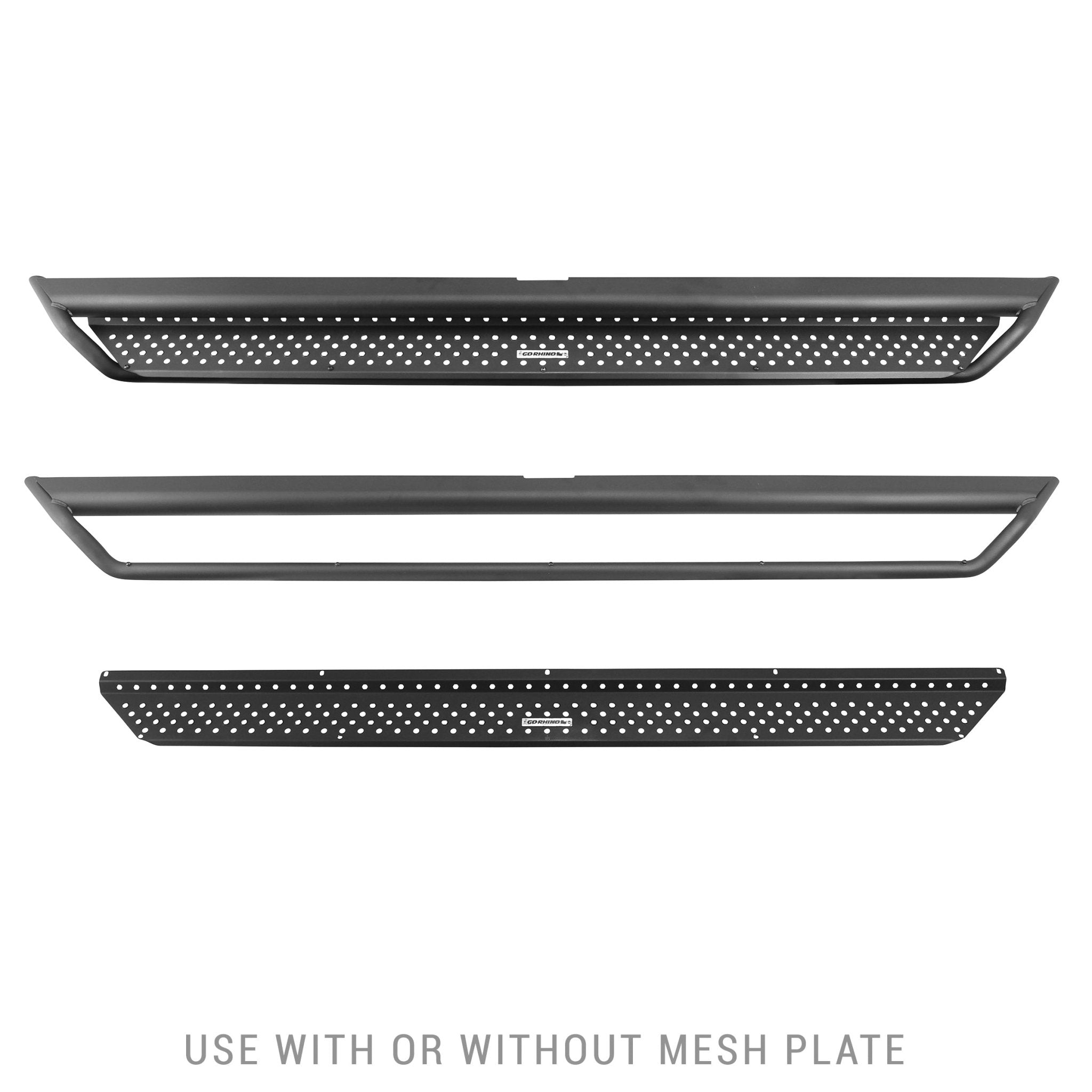 Go Rhino D10068T 2021 - 2024 Ford Bronco Sport D1 Dominator Series Xtreme Side Steps - Boards Only, 68" Long - Rugged Truck Gear
