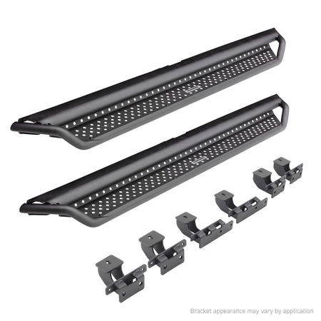 Go Rhino D14029T 2021 - 2024 Ford Bronco Sport D1 Dominator Series Xtreme Side Steps with Rocker Panel Mounting Bracket Kit - Rugged Truck Gear