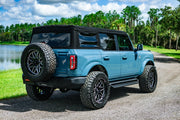 Go Rhino D14129T 2021 - 2024 Ford Bronco D1 Dominator Series Xtreme Side Steps with Rocker Panel Mounting Bracket Kit - Rugged Truck Gear