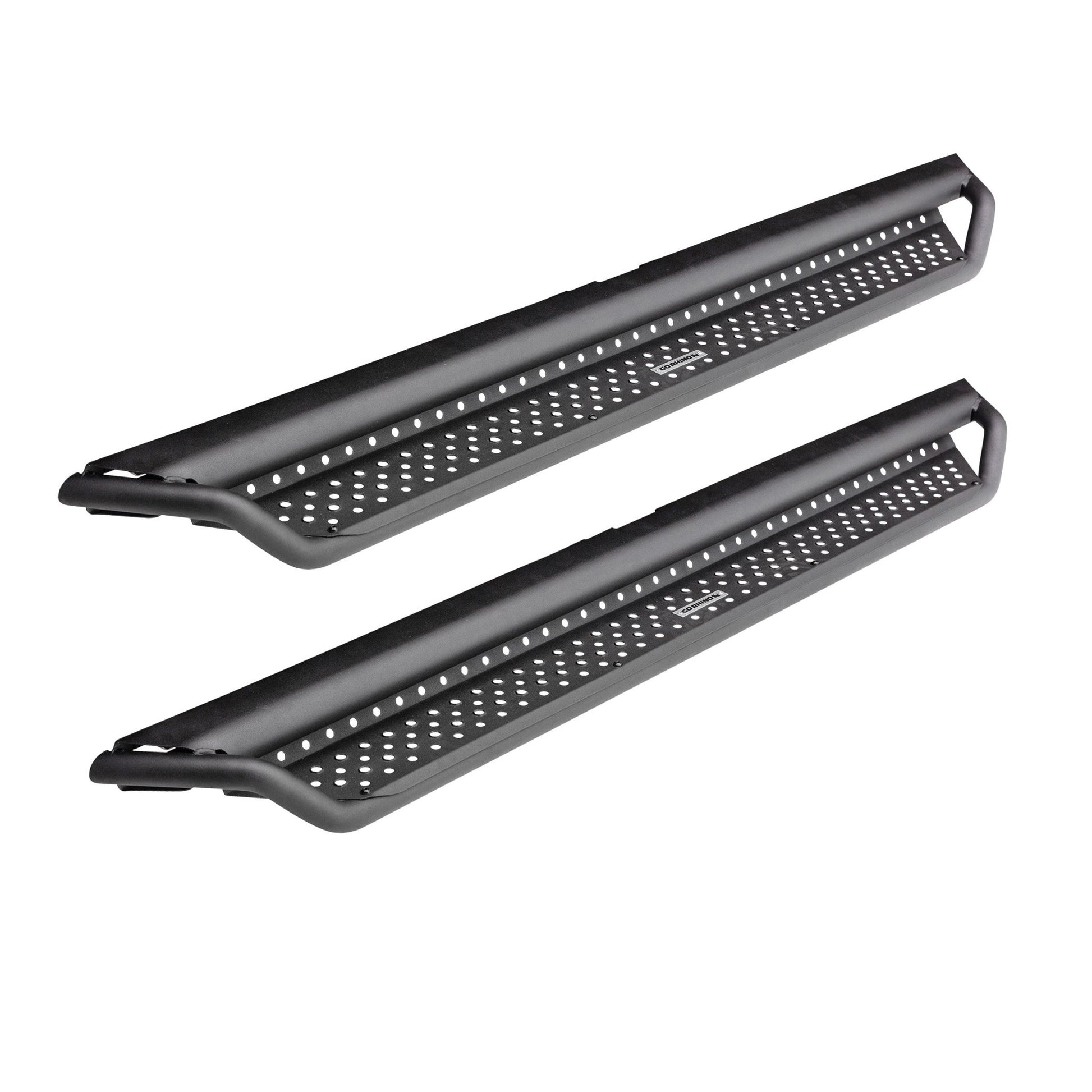 Go Rhino D14205T 2010 - 2024 Dodge Ram 2500/3500 D1 Dominator Series Xtreme Side Steps with Rocker Panel Mounting Bracket Kit - Rugged Truck Gear