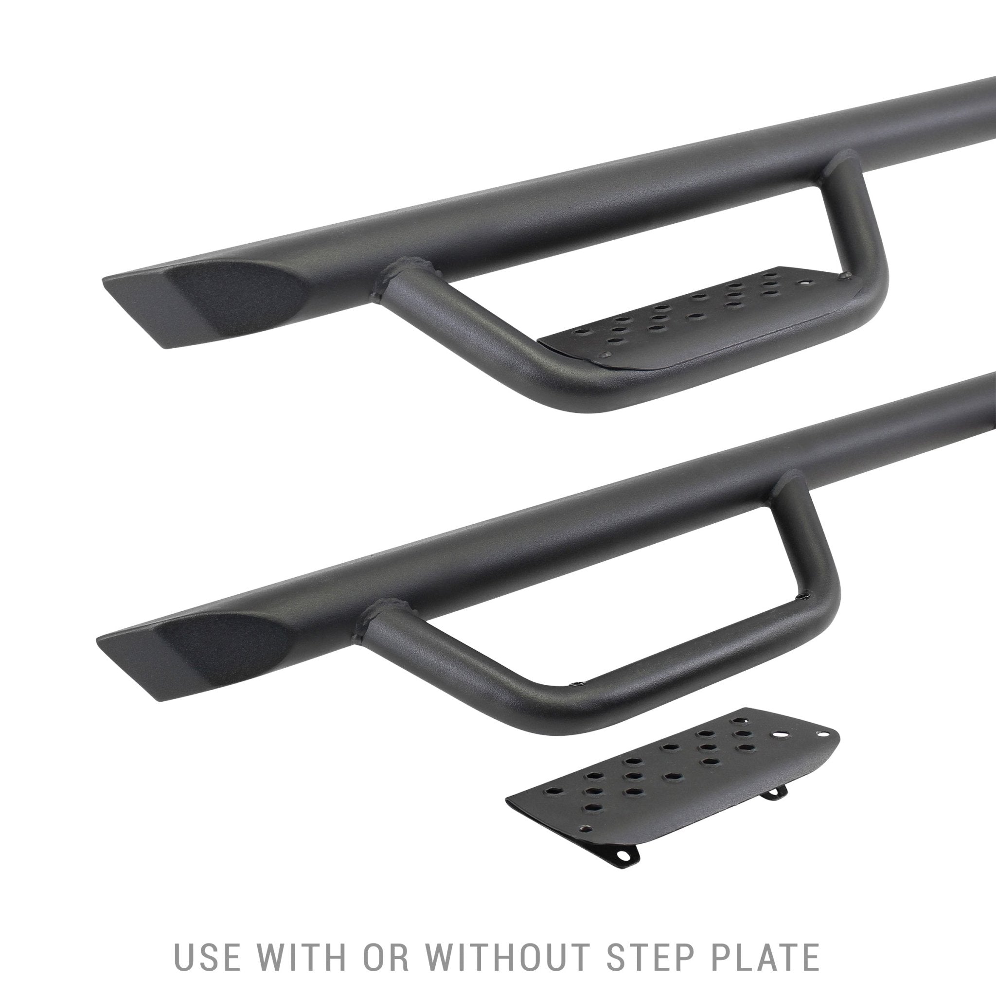 Go Rhino D20080T 2015 - 2024 GMC Canyon D2 Dominator Series Xtreme Side Steps - Bars Only, 80" Long - Rugged Truck Gear