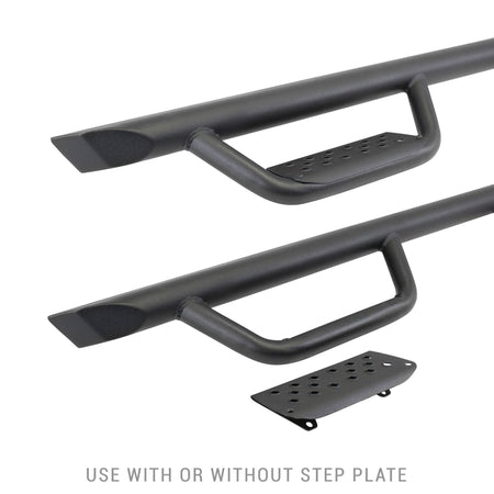 Go Rhino D20080T 2015 - 2024 GMC Canyon D2 Dominator Series Xtreme Side Steps - Bars Only, 80" Long - Rugged Truck Gear