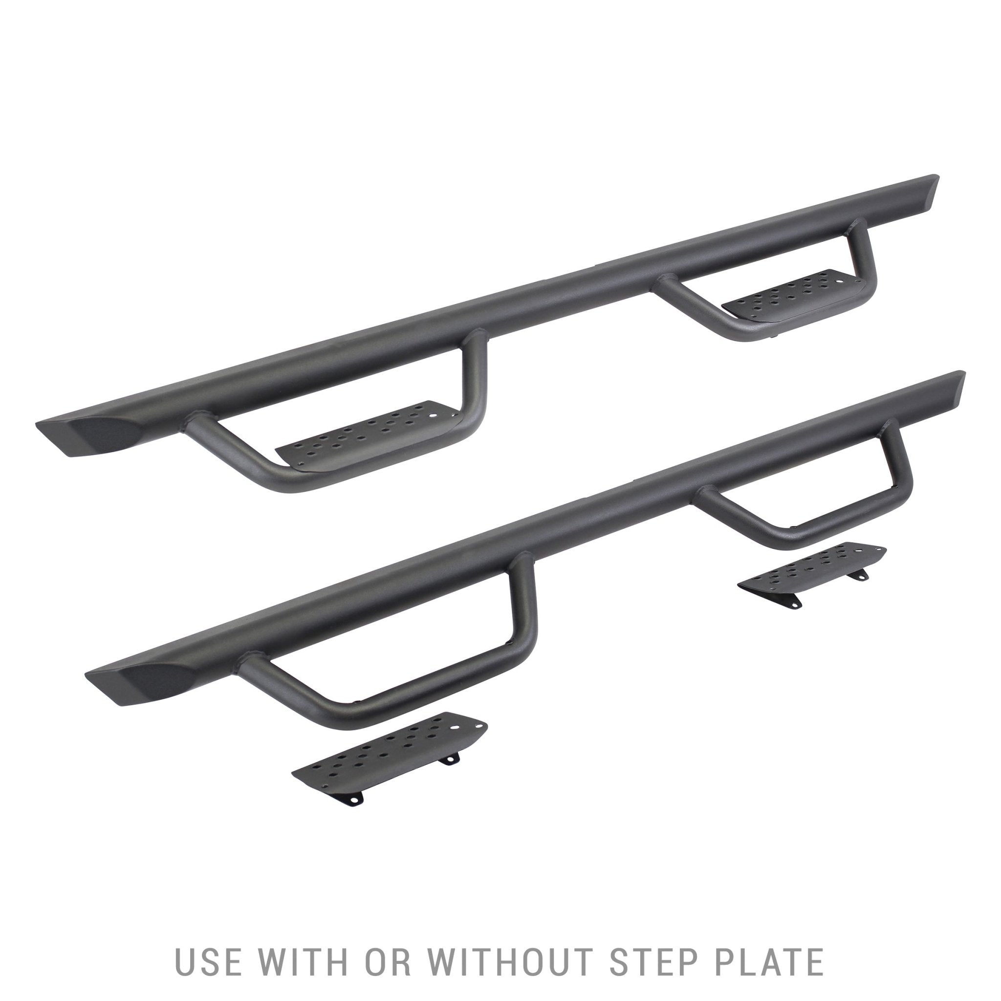 Go Rhino D20080T 2015 - 2024 GMC Canyon D2 Dominator Series Xtreme Side Steps - Bars Only, 80" Long - Rugged Truck Gear