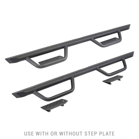 Go Rhino D20080T 2015 - 2024 GMC Canyon D2 Dominator Series Xtreme Side Steps - Bars Only, 80" Long - Rugged Truck Gear
