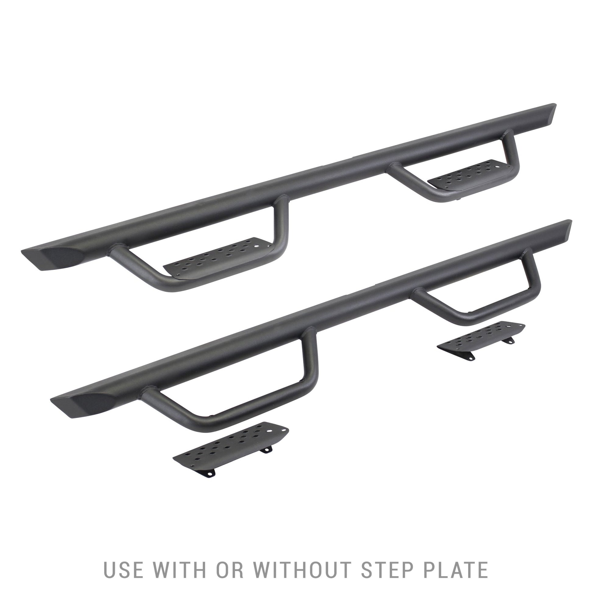 Go Rhino D20087T 2011 - 2024 Dodge Ram 2500/3500 D2 Dominator Series Xtreme Side Steps - Bars Only, 87" Long - Rugged Truck Gear