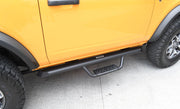 Go Rhino D224131T 2021 - 2024 Ford Bronco D2 Dominator Series Xtreme Side Steps with Rocker Panel Mounting Bracket Kit - Rugged Truck Gear