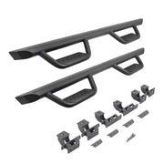 Go Rhino D224516T 2020 - 2024 Jeep Gladiator JT D2 Dominator Series Xtreme Side Steps with Rocker Panel Mounting Bracket Kit - Rugged Truck Gear