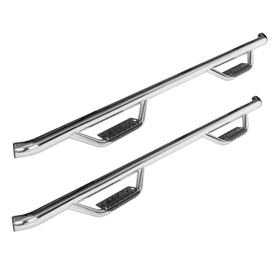 Go Rhino D24352PS 2004 - 2015 Nissan TITAN D2 Dominator Series Classic Side Steps with Mounting Bracket Kit - Rugged Truck Gear
