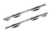 Go Rhino D36075PS 2007 - 2014 Chevy Silverado 2500 HD D3 Dominator Series Modular Wheel - To - Wheel Side Steps with Brackets - Short Bed - Rugged Truck Gear