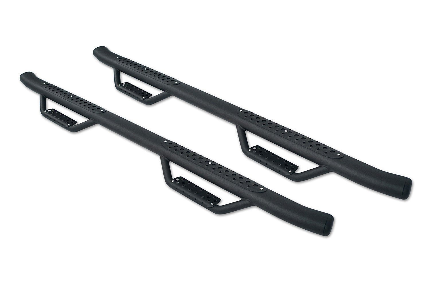 Go Rhino D44048T 2015 - 2019 Chevy Silverado 2500/3500 HD D4 Dominator Series Cab - Length Side Steps with Mounting Brackets - Rugged Truck Gear